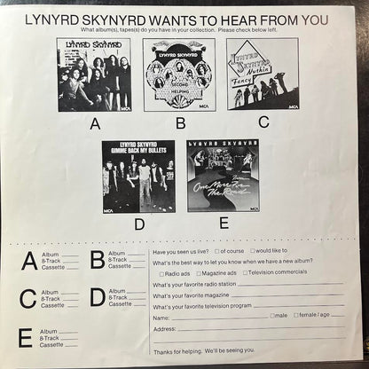 Lynyrd Skynyrd - Street Survivors (VINYL) | Very Good Plus (VG+) Very Good Plus (VG+) - ROCK / USED *VERY GOOD+*