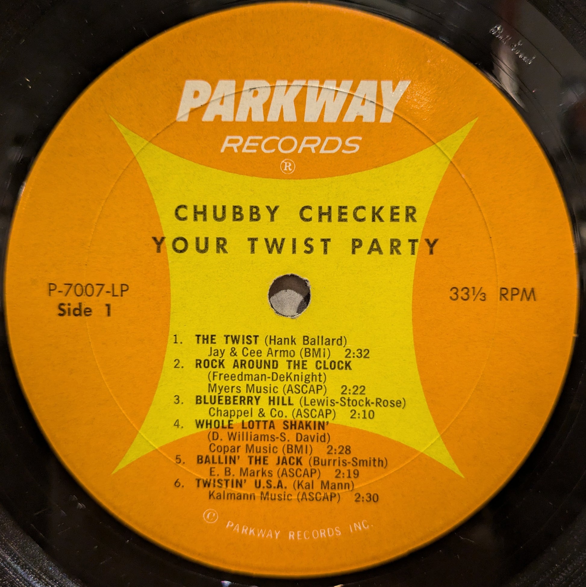 Chubby Checker - Your Twist Party (With The King Of Twist) | Very Good Plus (VG+) Near Mint (NM) - ROCK / USED *VERY GOOD+*