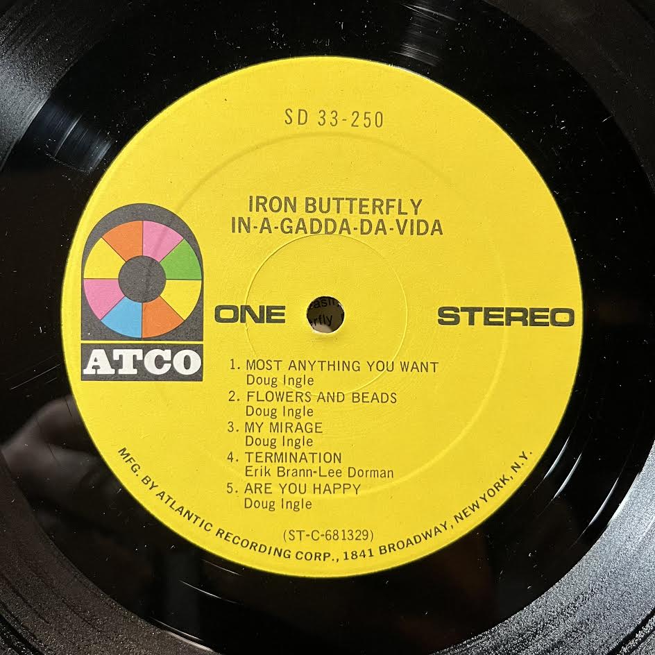 In-A-Gadda-Da-Vida (VINYL) | VERY GOOD PLUS PLUS (VG++) Excellent+ (EX+) - ROCK / USED *VERY GOOD++*