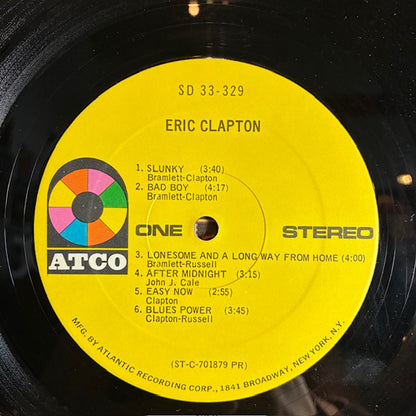 Eric Clapton (VINYL) | Very Good Plus Plus (VG++) Very Good Plus (VG+) - ROCK / USED *VERY GOOD++*