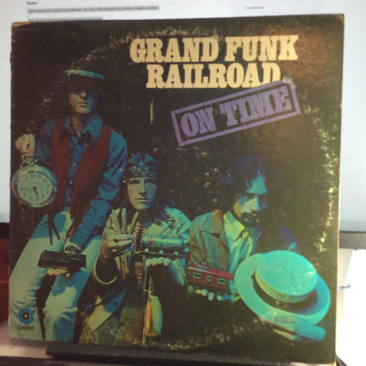 Grand Funk Railroad - On Time ( VINYL LP ST-307) | USED Very Good Plus (VG+) Very Good (VG) - ROCK / USED *VERY GOOD+*