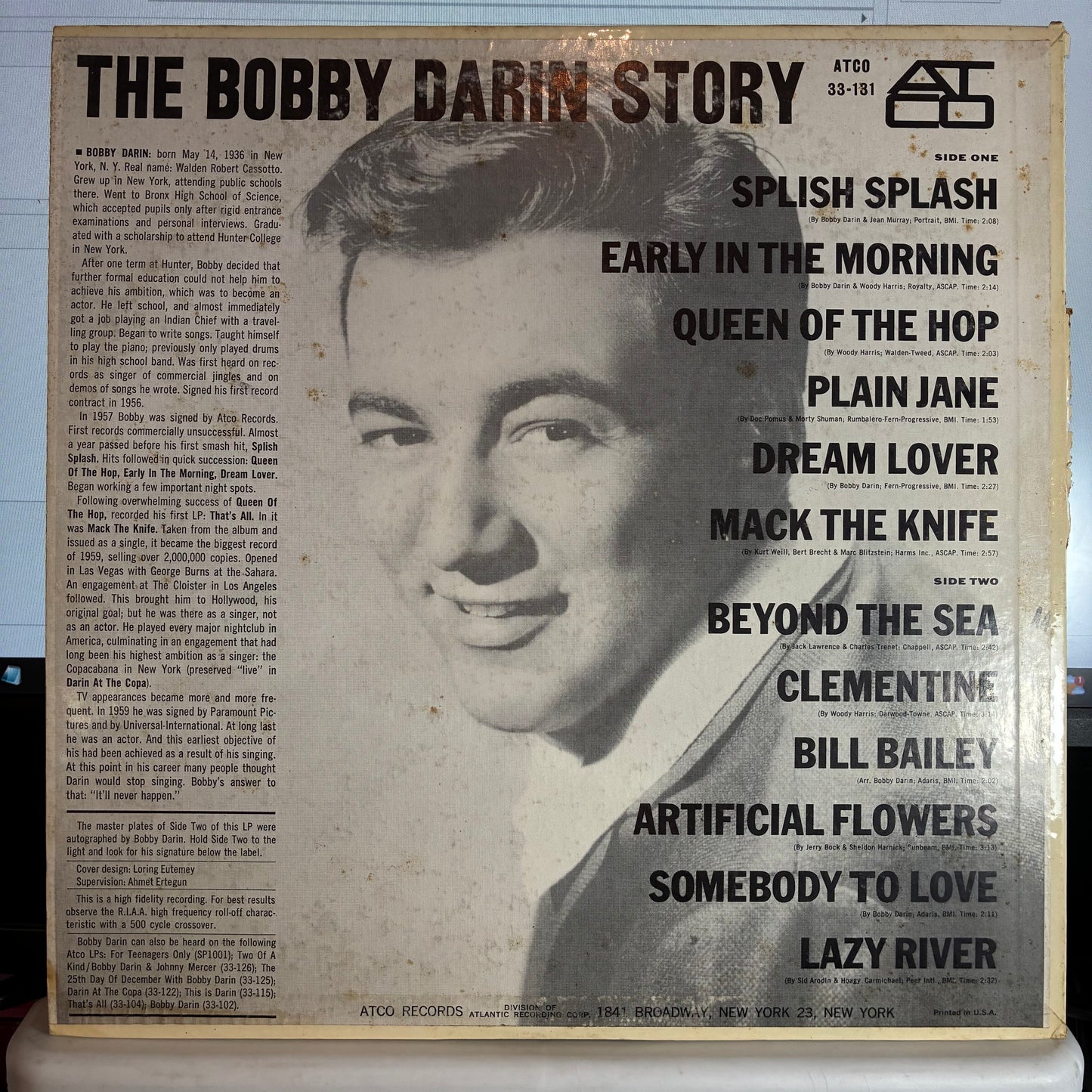 Bobby Darin - The Bobby Darin Story (VINYL) | Very Good Plus (VG+) Very Good Plus (VG+) - ROCK / USED *VERY GOOD+*