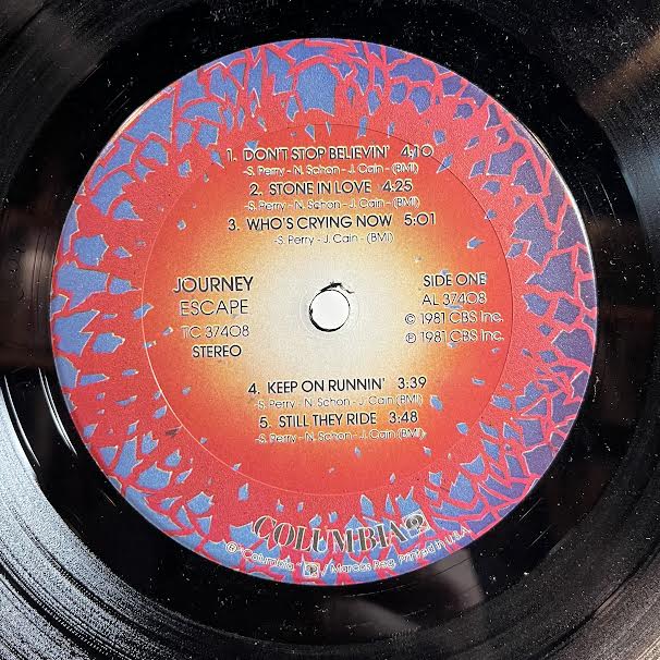 Escape (VINYL) | Very Good Plus (VG+) Very Good Plus (VG+) - ROCK / USED *VERY GOOD++*