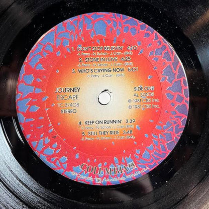 Escape (VINYL) | Very Good Plus (VG+) Very Good Plus (VG+) - ROCK / USED *VERY GOOD++*