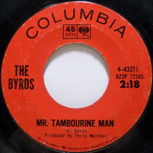 Mr. Tambourine Man / I Knew I'd Want You (7" VINYL) | VERY GOOD PLUS PLUS (VG++) Very Good (VG) - ROCK / USED *VERY GOOD++*