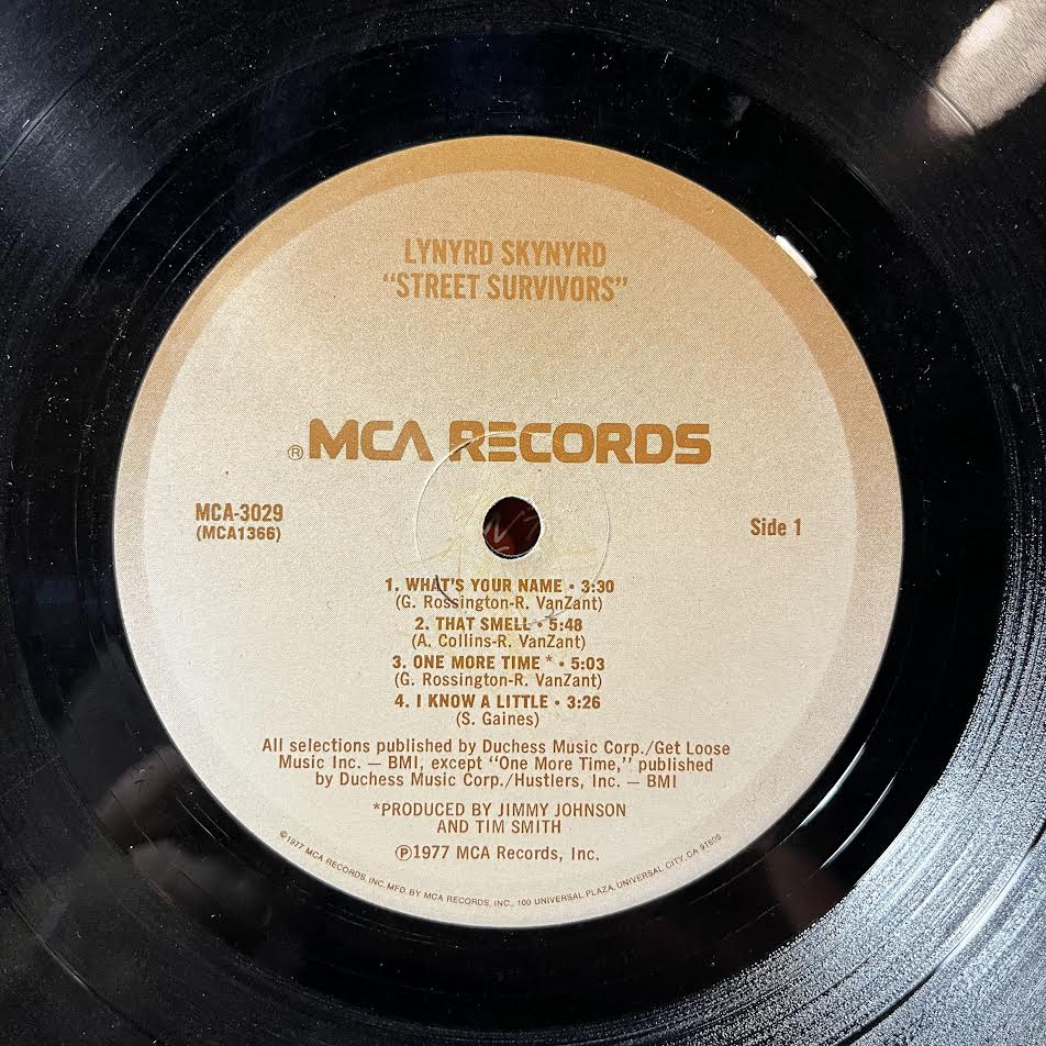 Lynyrd Skynyrd - Street Survivors (VINYL) | Very Good Plus (VG+) Very Good Plus (VG+) - ROCK / USED *VERY GOOD+*