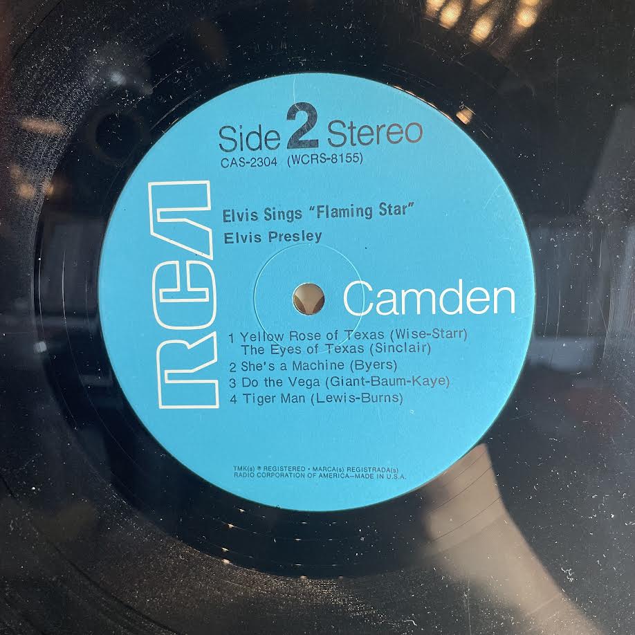 Elvis Presley - Elvis Sings Flaming Star (VINYL) | Very Good Plus (VG+) Excellent+ (EX+) - ROCK / USED *VERY GOOD+*