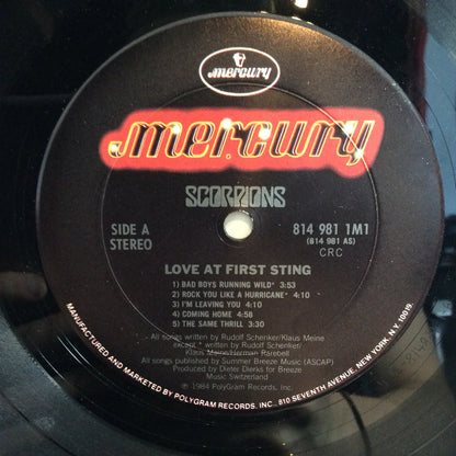 Love At First Sting (VINYL) | Very Good Plus (VG+) Excellent+ (EX+) - ROCK / USED *VERY GOOD+*