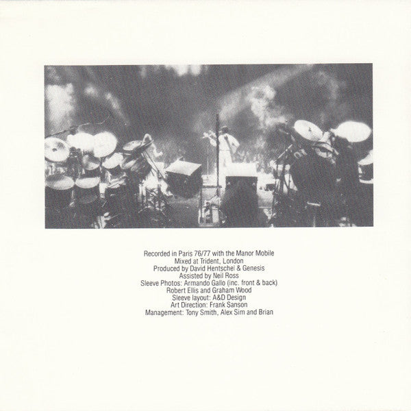 Genesis - Seconds Out (2xCD) | Very Good Plus (VG+) Very Good Plus (VG+) - ROCK / USED *VERY GOOD+*