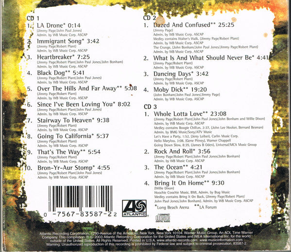 How The West Was Won (3xCD) | Very Good Plus (VG+) Very Good (VG) - ROCK / USED *VERY GOOD+*