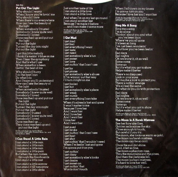 Joe Cocker - I Can Stand A Little Rain *PITMAN* | Very Good Plus (VG+) Very Good (VG) - ROCK / USED *VERY GOOD++*