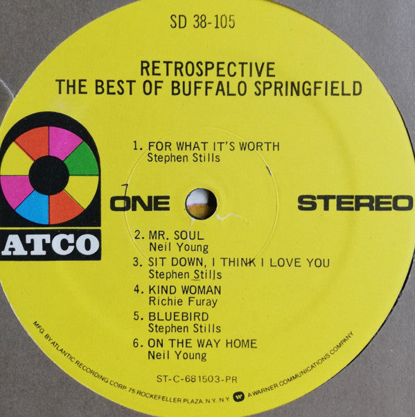 Retrospective - The Best Of Buffalo Springfield | Very Good Plus (VG+) Very Good Plus (VG+) - ROCK / USED *VERY GOOD++*