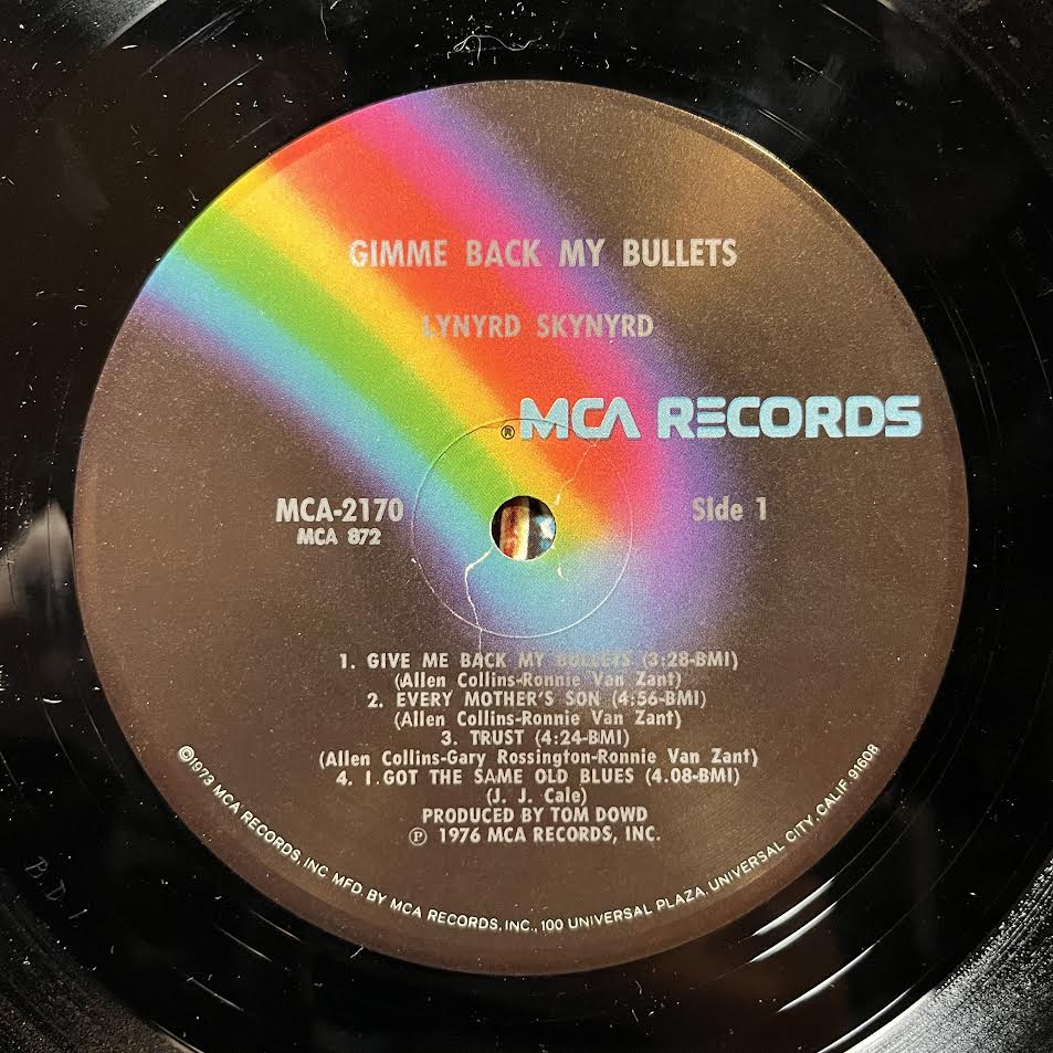 Gimme Back My Bullets (VINYL) | Very Good Plus (VG+) Very Good Plus (VG+) - ROCK / USED *VERY GOOD+*