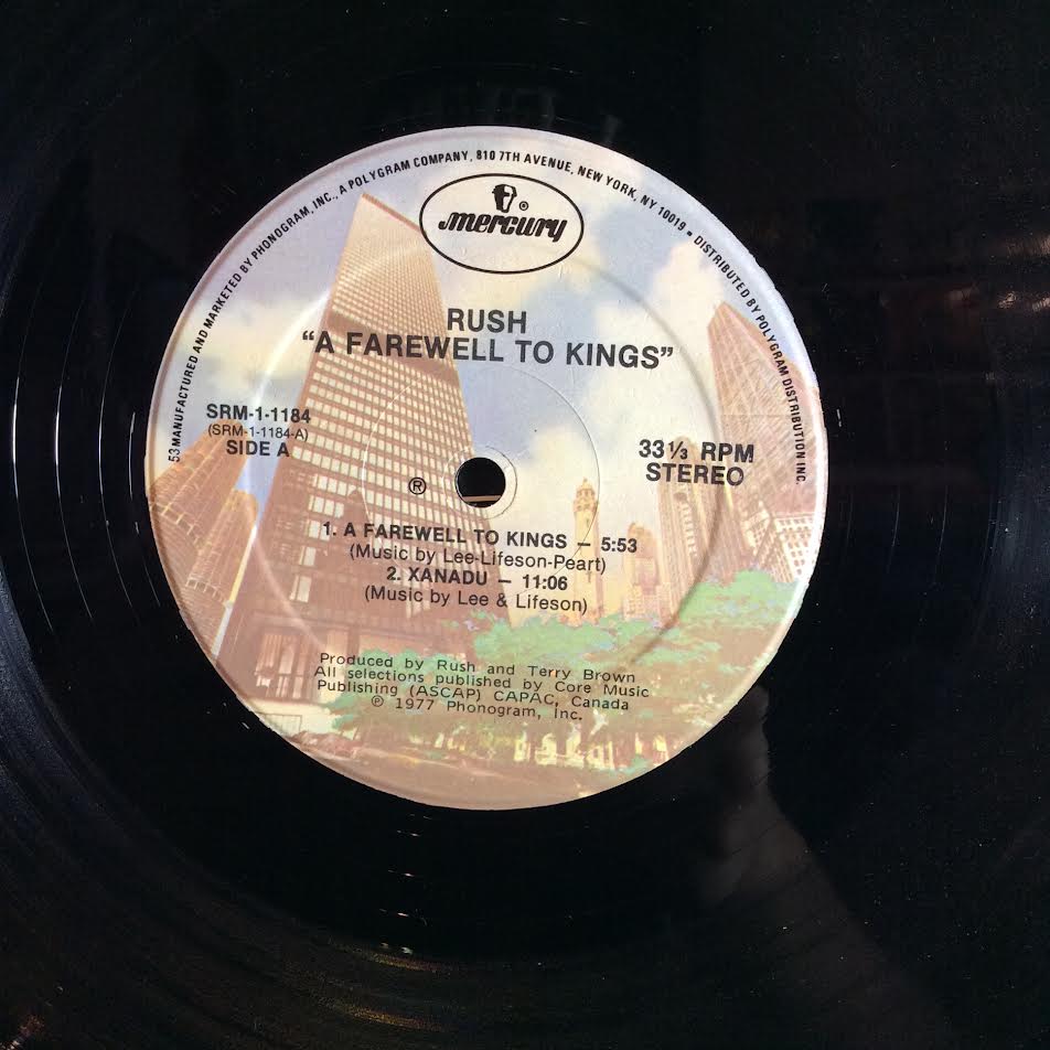 Rush - A Farewell To Kings ( VINYL LP Mercury – SRM-1-1184) | USED Very Good Plus (VG+) Excellent (EX) - ROCK / USED *VERY GOOD+*