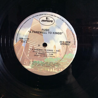 Rush - A Farewell To Kings ( VINYL LP Mercury – SRM-1-1184) | USED Very Good Plus (VG+) Excellent (EX) - ROCK / USED *VERY GOOD+*