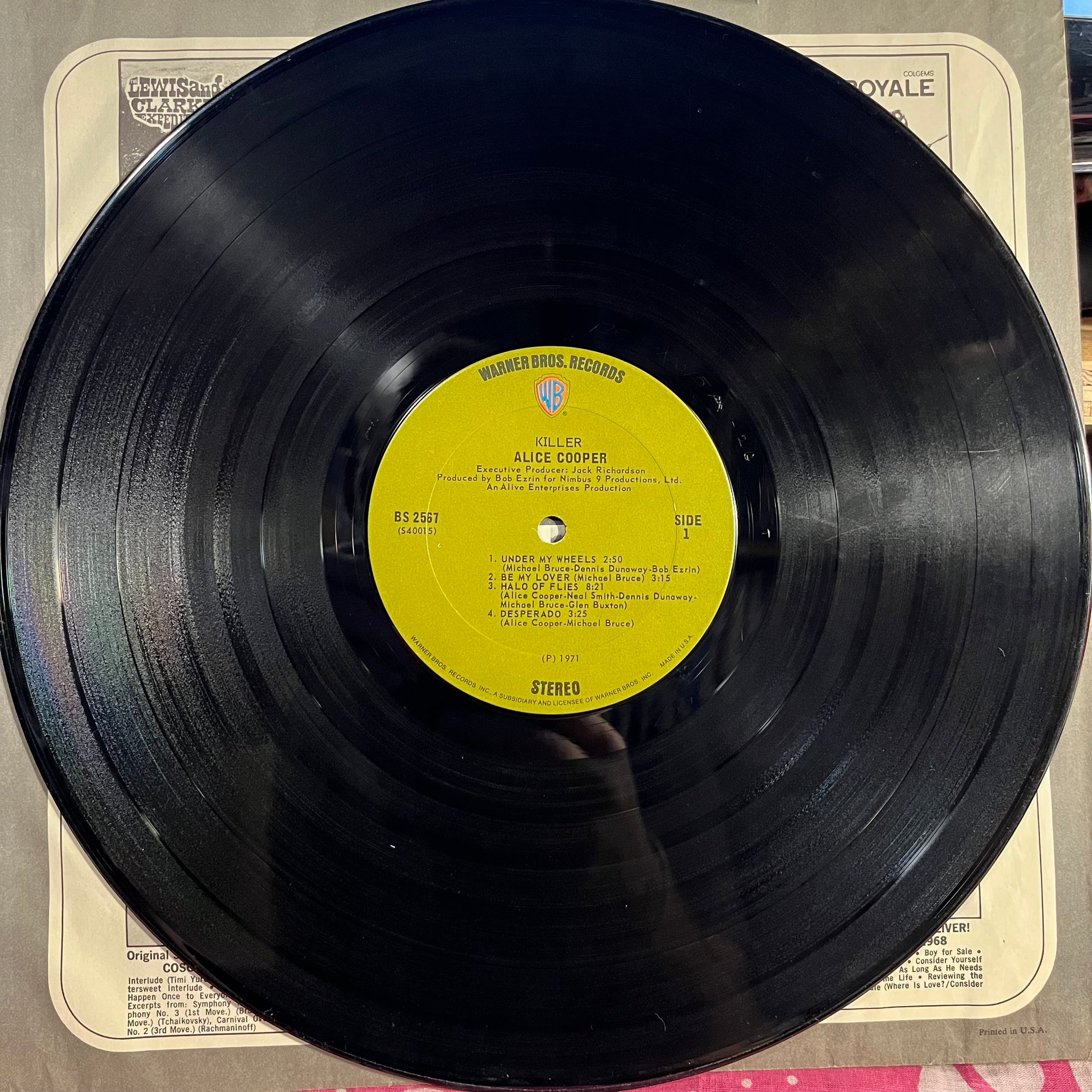 Alice Cooper - Killer *TERRE HAUTE* | Very Good Plus (VG+) Very Good (VG) - METAL / USED *VERY GOOD++*