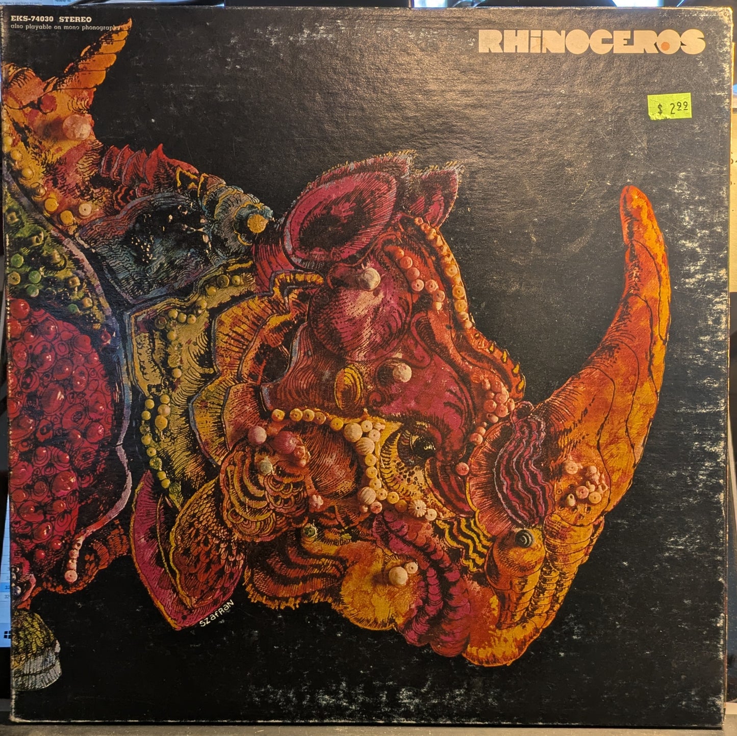 Rhinoceros (VINYL) | Very Good Plus (VG+) Very Good Plus (VG+) - ROCK / USED *VERY GOOD++*
