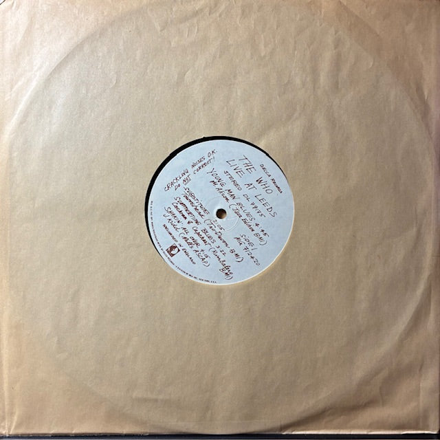 Live At Leeds (VINYL) | Very Good Plus (VG+) Very Good Plus (VG+) - ROCK / USED *VERY GOOD+*