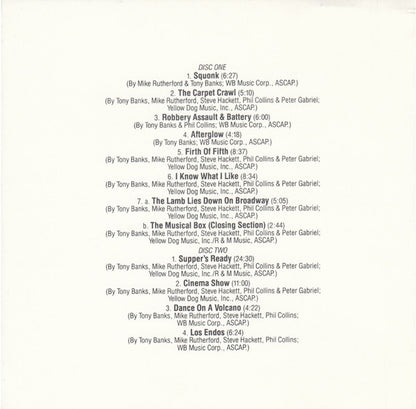 Genesis - Seconds Out (2xCD) | Very Good Plus (VG+) Very Good Plus (VG+) - ROCK / USED *VERY GOOD+*