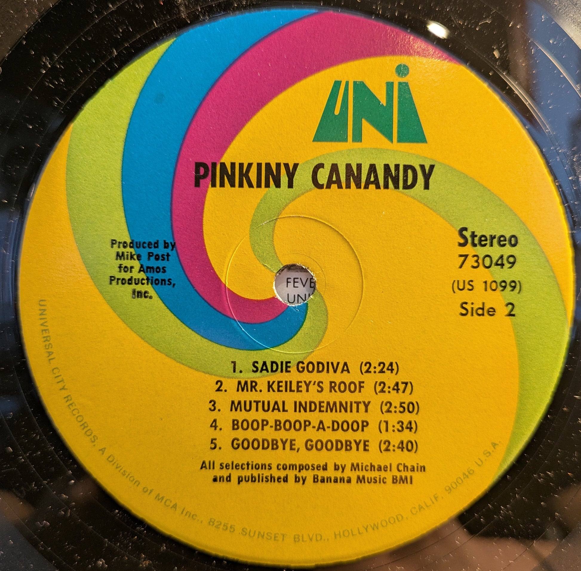 Pinkiny Canandy (VINYL) | Very Good Plus (VG+) Excellent (EX) - ROCK / USED *VERY GOOD+*