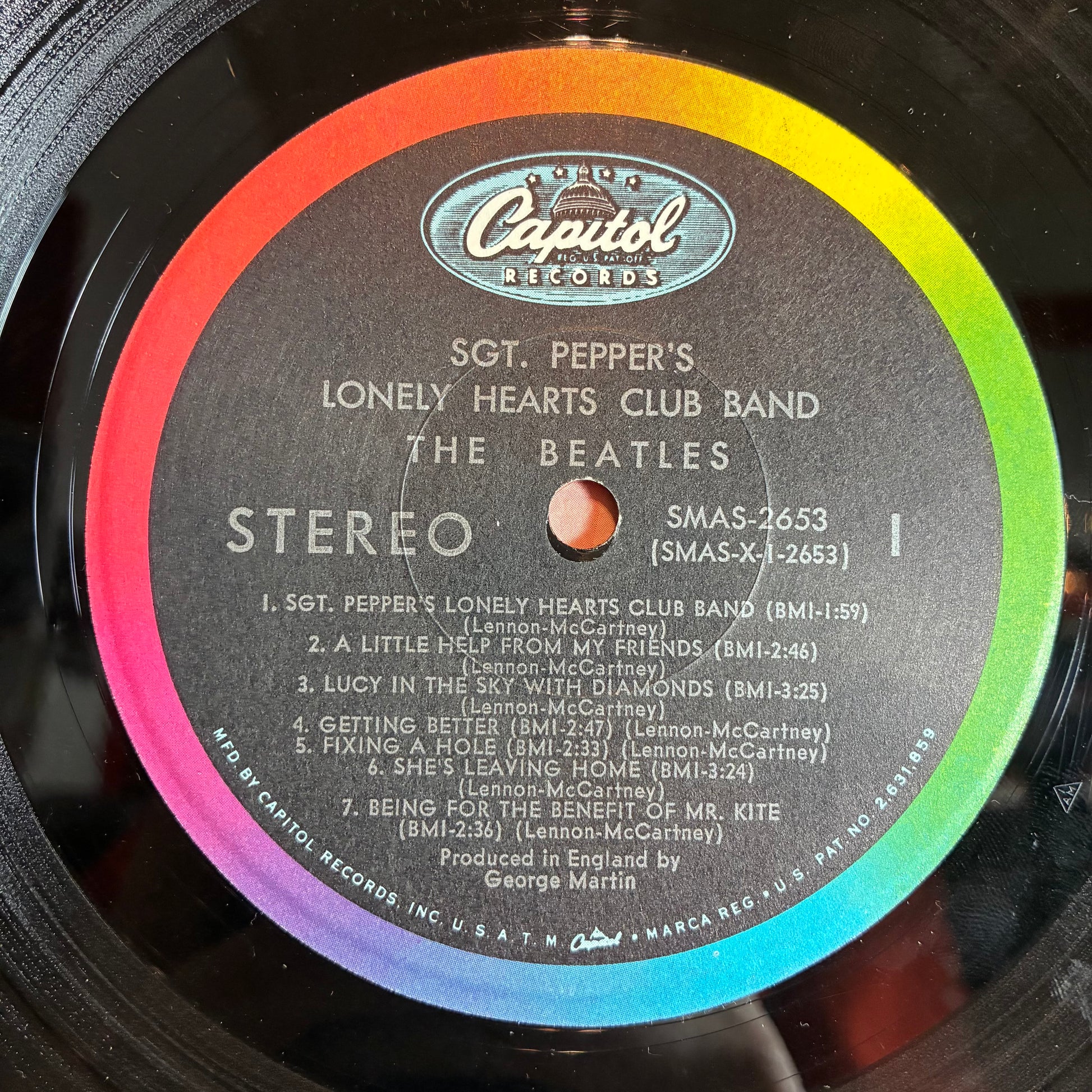 Sgt. Pepper's Lonely Hearts Club Band (VINYL) | Very Good Plus (VG+) Excellent (EX) - ROCK / USED *VERY GOOD+*