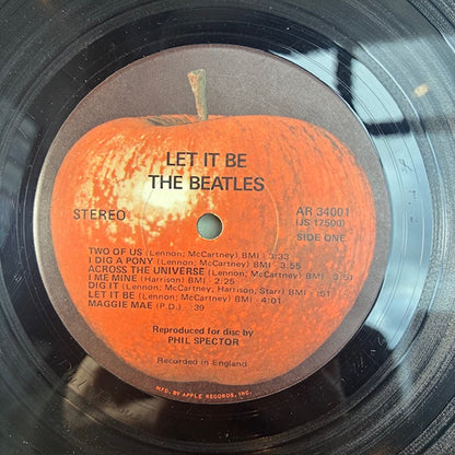 Let It Be (VINYL) | Very Good Plus (VG+) Very Good (VG) - ROCK / USED *VERY GOOD+*