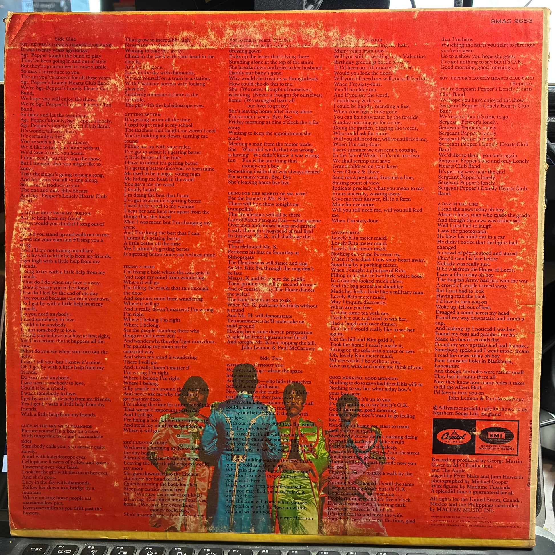 Sgt. Pepper's Lonely Hearts Club Band (VINYL) | Very Good Plus (VG+) Very Good Plus (VG+) - ROCK / USED *VERY GOOD+*