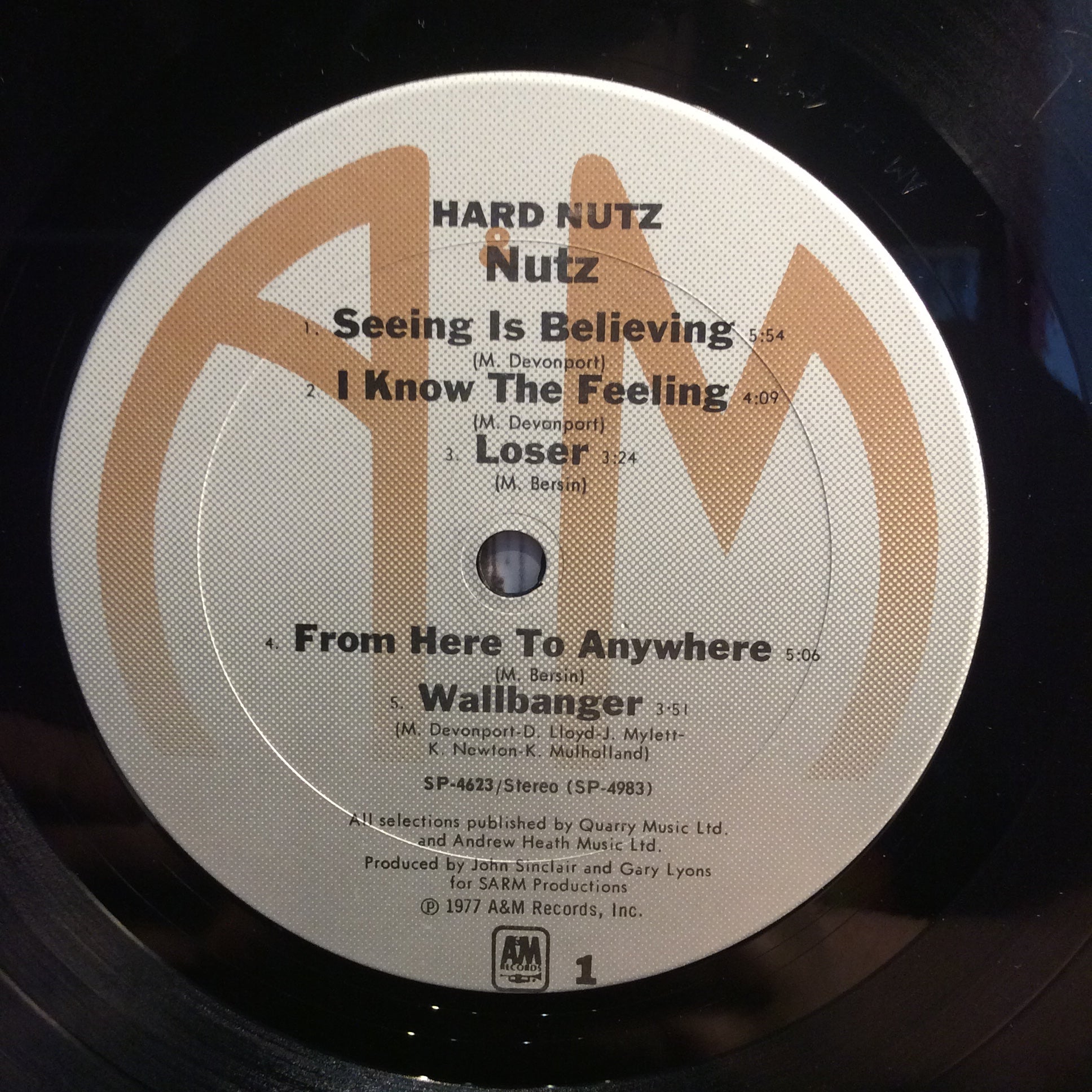 Hard Nutz (VINYL) | Very Good Plus (VG+) Very Good Plus (VG+) - ROCK / USED *VERY GOOD+*