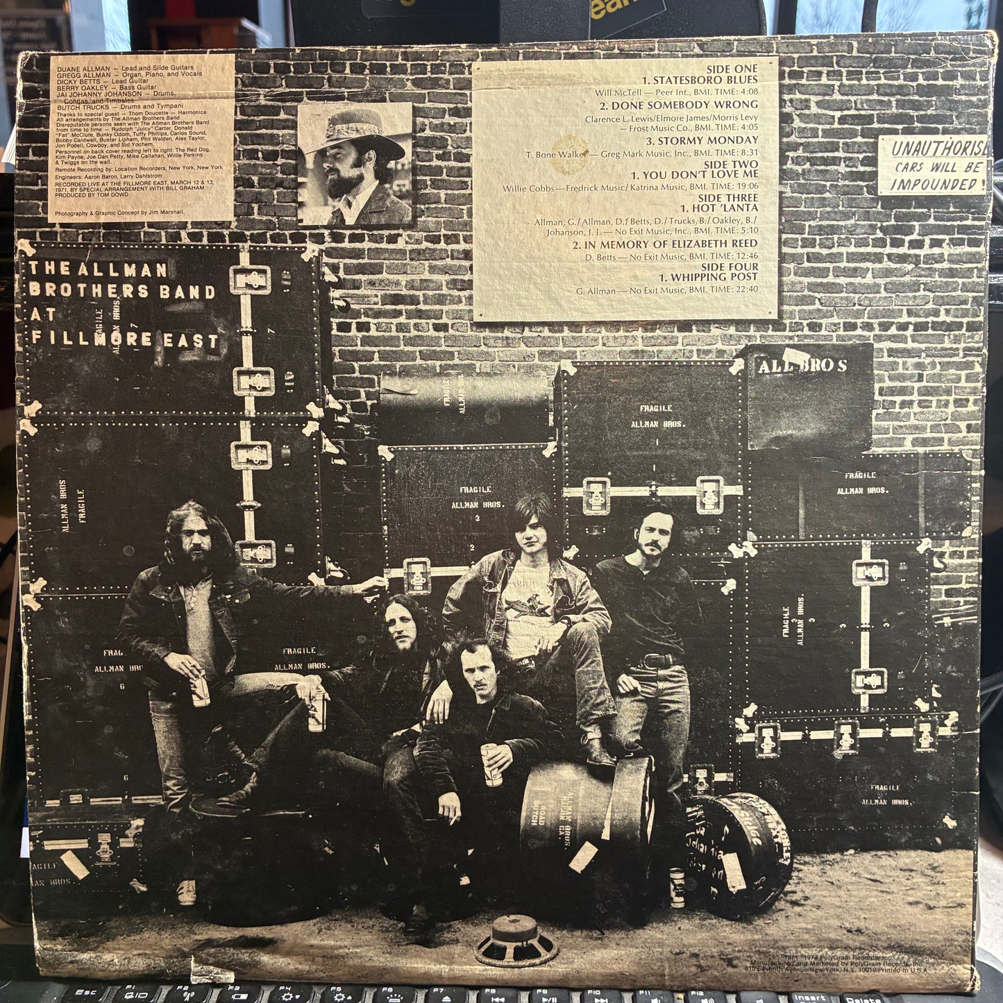 The Allman Brothers Band At Fillmore East (2x VINYL) | Very Good Plus (VG+) Excellent (EX) - ROCK / USED *VERY GOOD+*