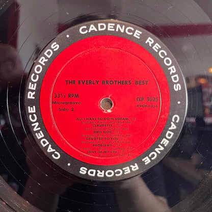 Everly Brothers - The Everly Brothers' Best (VINYL) | Very Good Plus (VG+) Excellent (EX) - ROCK / USED *VERY GOOD+*