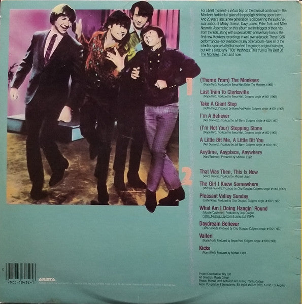 Then & Now... The Best Of The Monkees (VINYL) | Very Good Plus (VG+) Excellent+ (EX+) - ROCK / USED *VERY GOOD+*