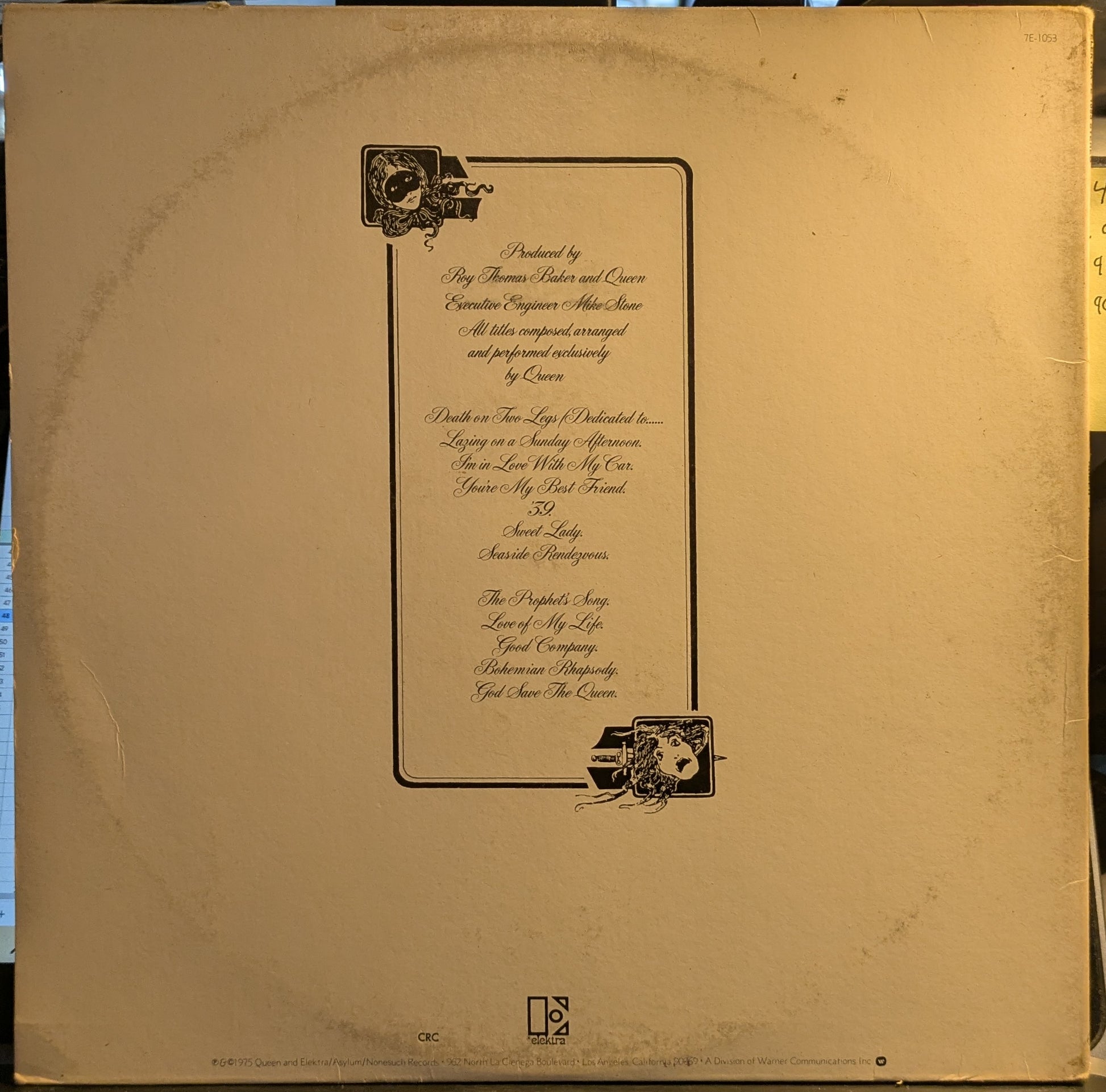 A Night At The Opera (VINYL) | Very Good Plus (VG+) Very Good Plus (VG+) - ROCK / USED *VERY GOOD+*