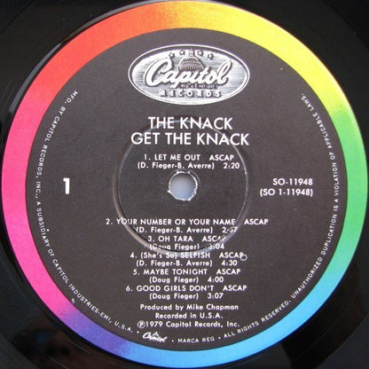 The Knack (3) - Get The Knack *WINCHESTER/WALLY* | Very Good Plus (VG+) Excellent (EX) - ROCK / USED *VERY GOOD+*