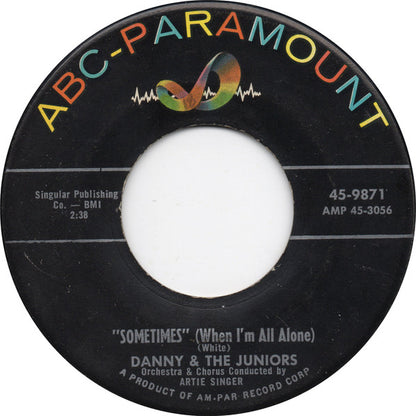 Danny & The Juniors - At The Hop / Sometimes (When I'm All Alone) | Very Good Plus (VG+) Generic - ROCK / USED *VERY GOOD+*