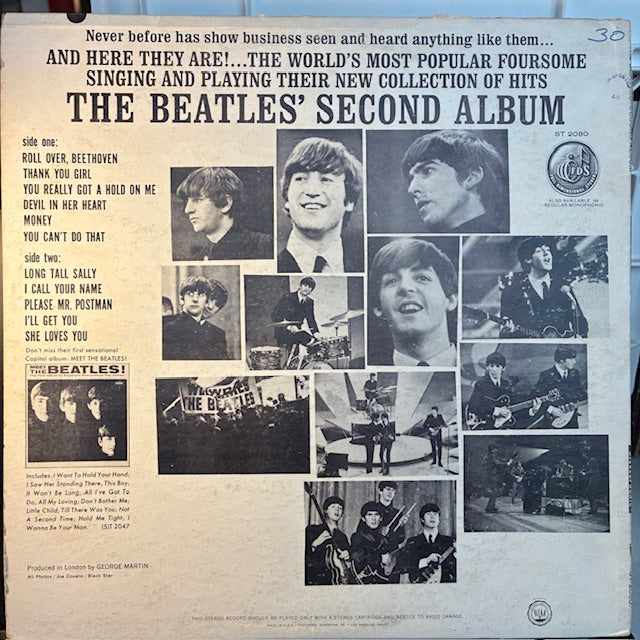 The Beatles' Second Album (VINYL) | Very Good Plus (VG+) Very Good (VG) - ROCK / USED *VERY GOOD+*