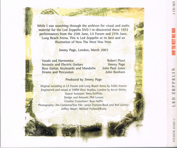 How The West Was Won (3xCD) | Very Good Plus (VG+) Very Good (VG) - ROCK / USED *VERY GOOD+*