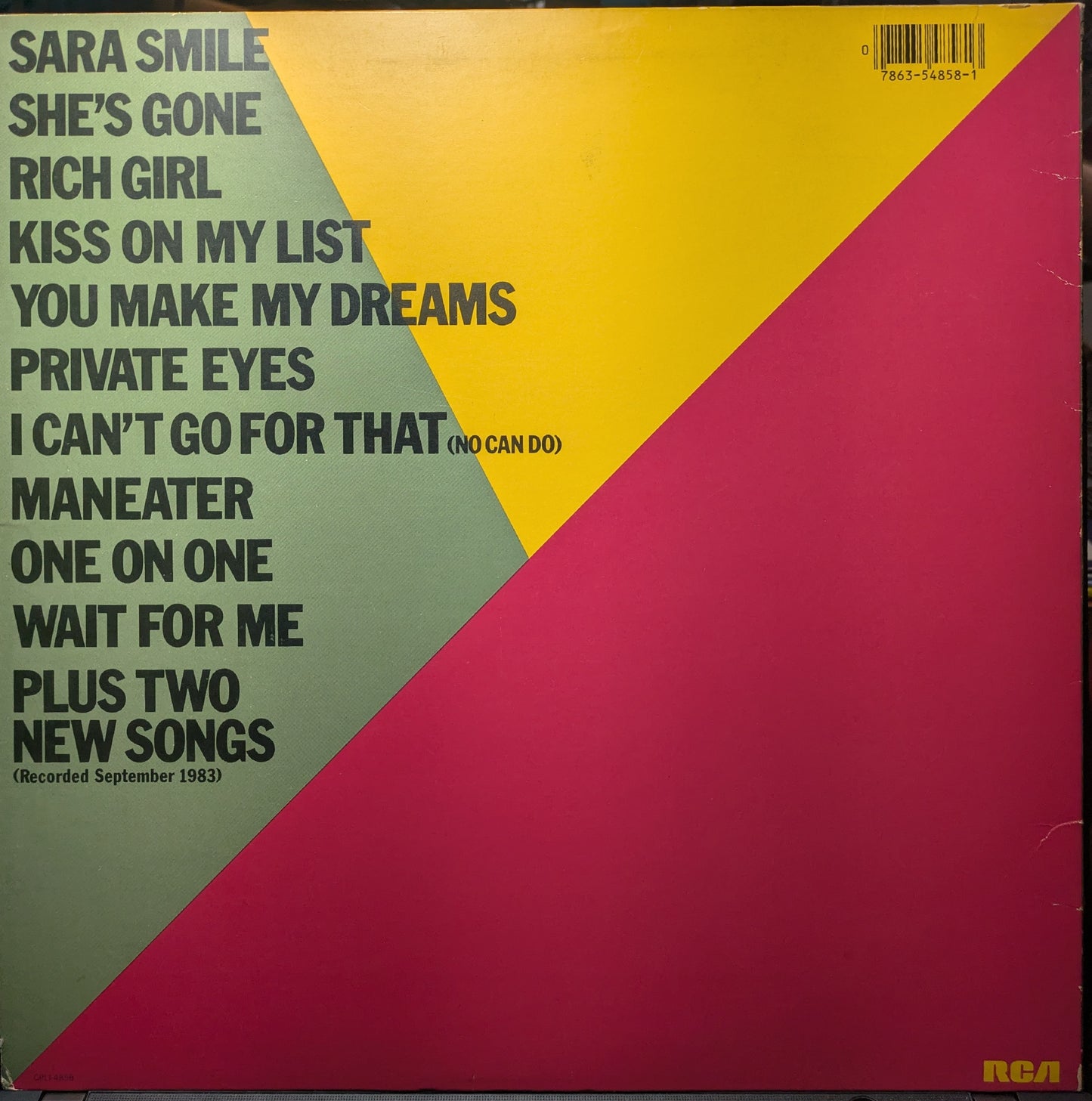 Rock 'N Soul Part 1 (VINYL) | Very Good Plus Plus (VG++) Excellent (EX) - ROCK / USED *VERY GOOD++*