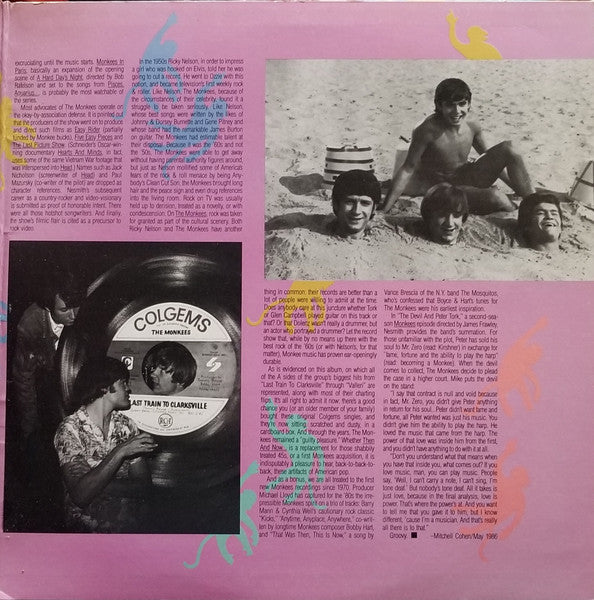 Then & Now... The Best Of The Monkees (VINYL) | Very Good Plus (VG+) Excellent+ (EX+) - ROCK / USED *VERY GOOD+*