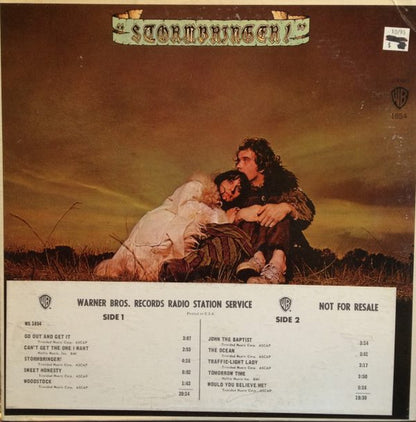 John & Beverley Martyn - Stormbringer! (PROMO VINYL) | Very Good Plus (VG+) Very Good (VG) - ROCK / USED *VERY GOOD+*