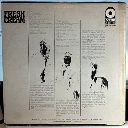 Fresh Cream (VINYL) | Very Good Plus (VG+) Very Good Plus (VG+) - ROCK / USED *VERY GOOD+*