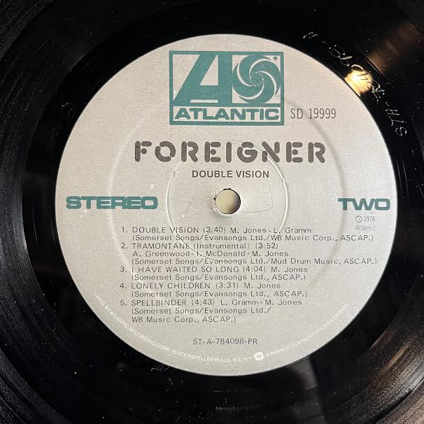 Double Vision (VINYL) | Very Good Plus (VG+) Excellent (EX) - ROCK / USED *VERY GOOD++*