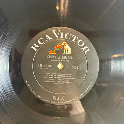 Crown Of Creation (VINYL) | Very Good Plus (VG+) Very Good Plus (VG+) - ROCK / USED *VERY GOOD+*