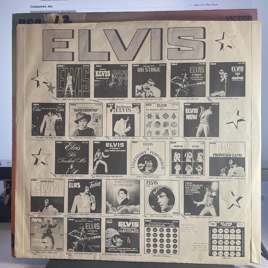 Elvis Presley - Elvis (VINYL) | Very Good Plus (VG+) Very Good Plus (VG+) - ROCK / USED *VERY GOOD+*