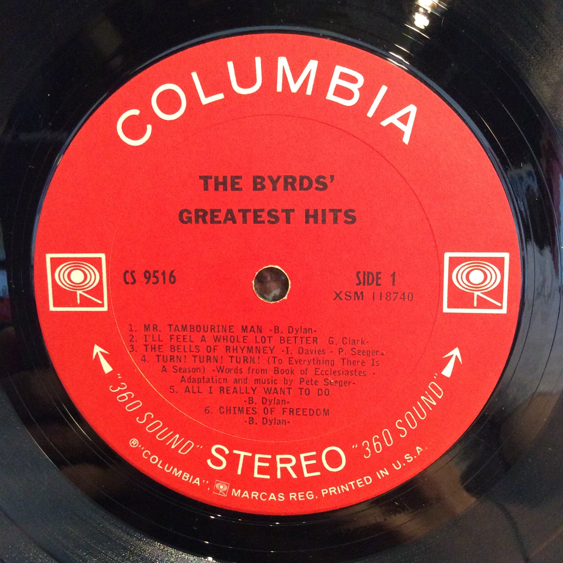 The Byrds' Greatest Hits (VINYL) | Very Good Plus Plus (VG++) Very Good Plus Plus (VG++) - ROCK / USED *VERY GOOD+*