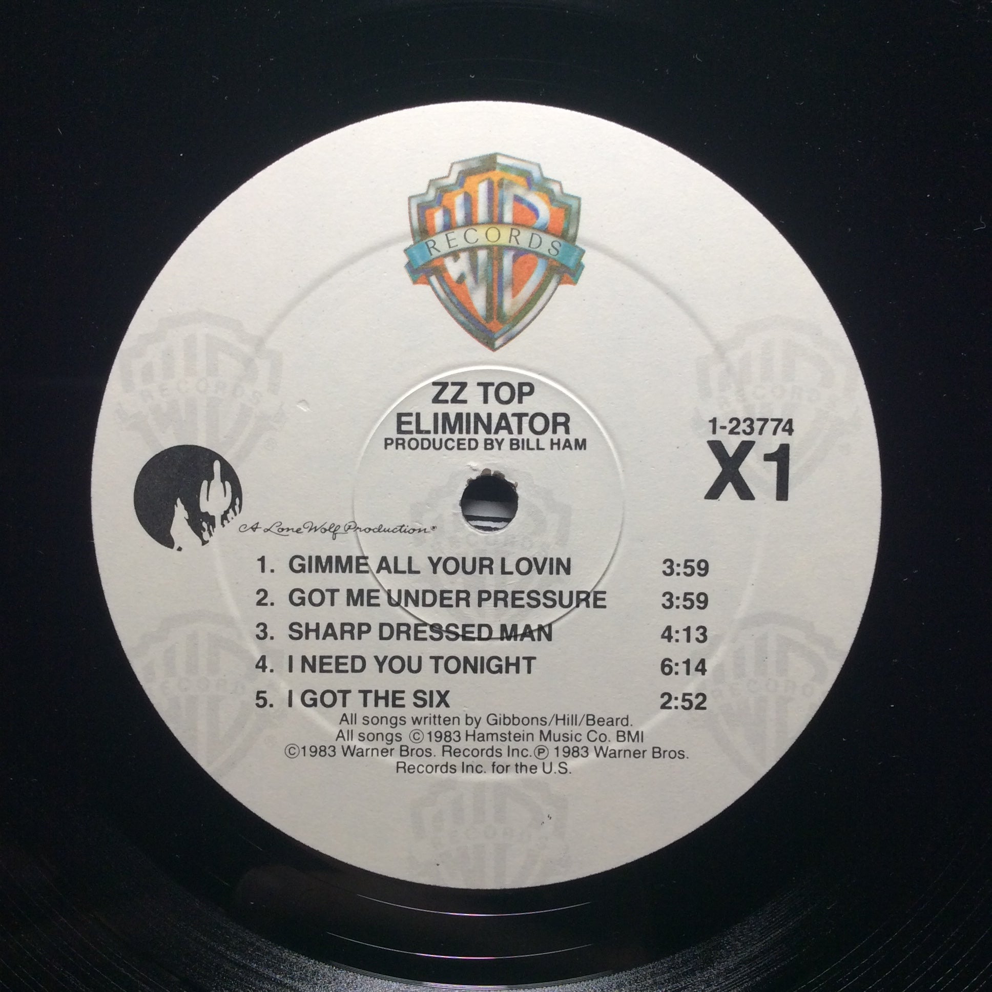 Eliminator (VINYL) | Very Good Plus (VG+) Excellent (EX) - ROCK / USED *VERY GOOD+*