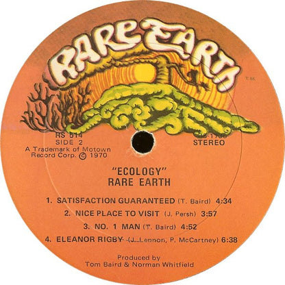 Rare Earth - Ecology *IN SHRINK* | Very Good Plus (VG+) Near Mint (NM) - ROCK / USED *VERY GOOD+*