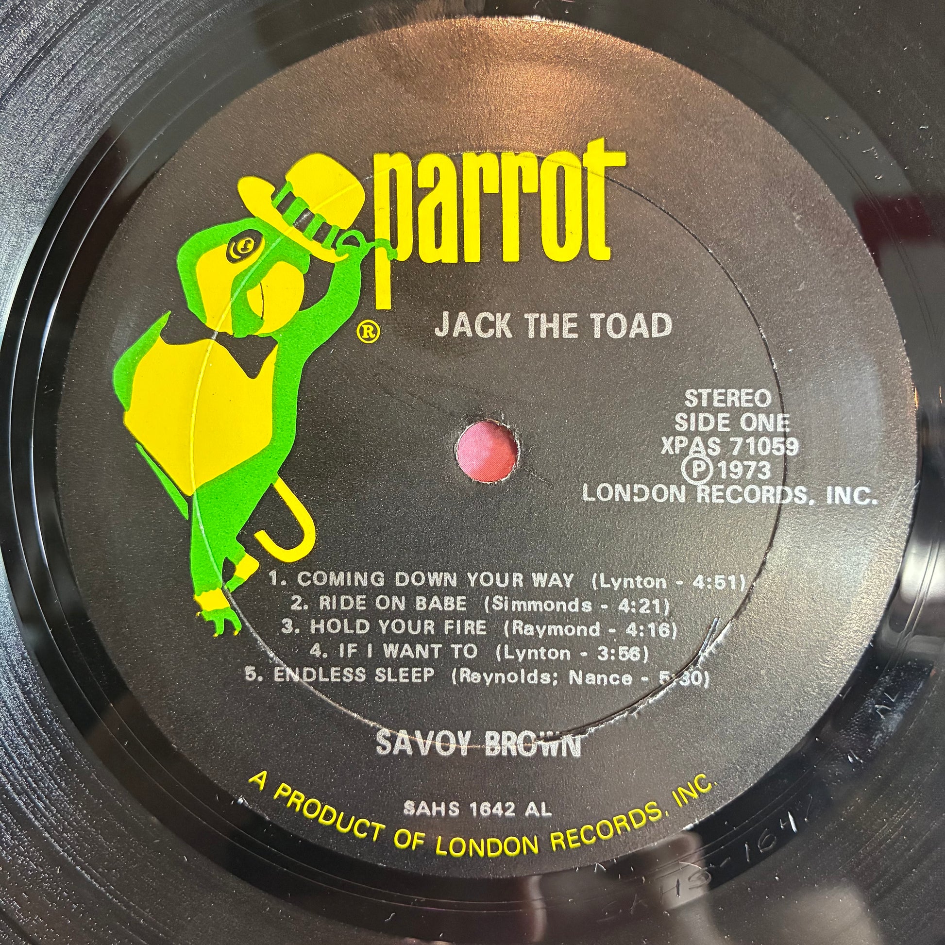 Savoy Brown - Jack The Toad (VINYL) | Very Good Plus (VG+) Excellent (EX) - ROCK / USED *VERY GOOD+*