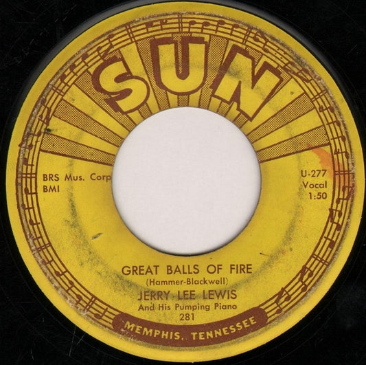 Great Balls Of Fire (7" VINYL) | VERY GOOD PLUS PLUS (VG++) Generic - ROCK / USED *VERY GOOD++*