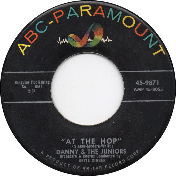 Danny & The Juniors - At The Hop / Sometimes (When I'm All Alone) | Very Good Plus (VG+) Generic - ROCK / USED *VERY GOOD+*