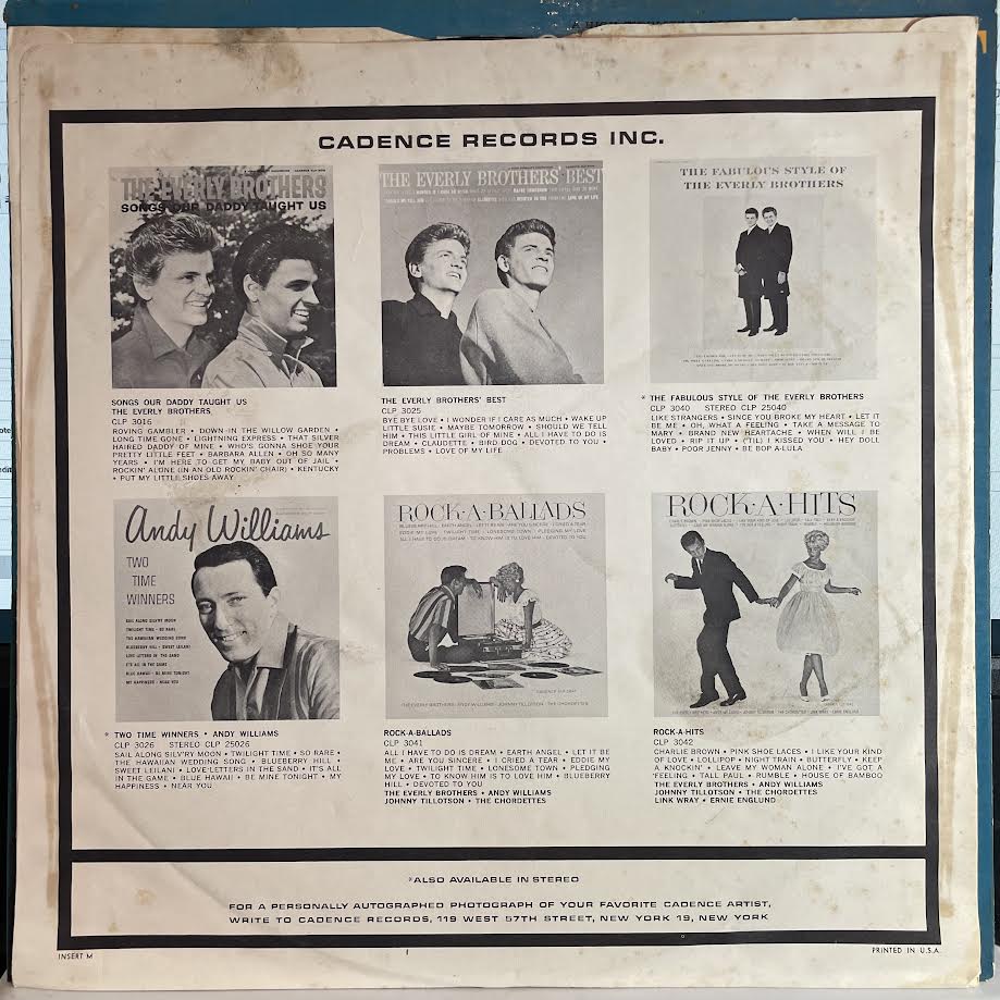 Everly Brothers - The Everly Brothers' Best (VINYL) | Very Good Plus (VG+) Excellent (EX) - ROCK / USED *VERY GOOD+*
